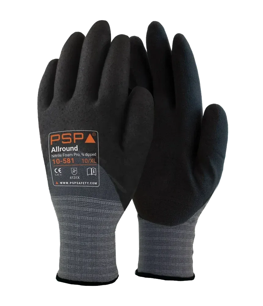 PSP 10-581 Allround Pro NF werkhandschoen met driekwart nitril foam coating