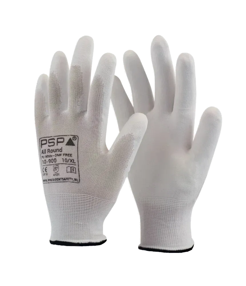 PSP 10-900 PU white DMF Free werkhandschoen