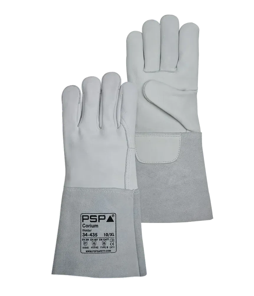 PSP 34-435 Corium Welder lashandschoen volledig van nerfleer