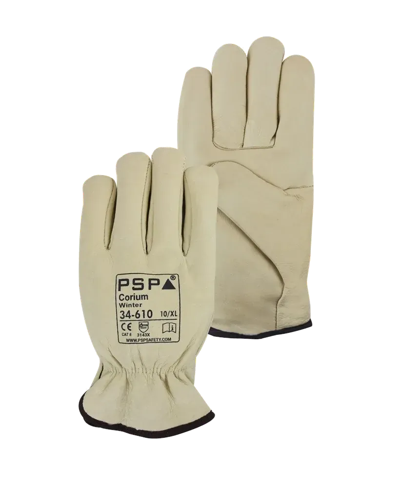 PSP 34-610 nerfleren driver winterhandschoen met moltonvoering