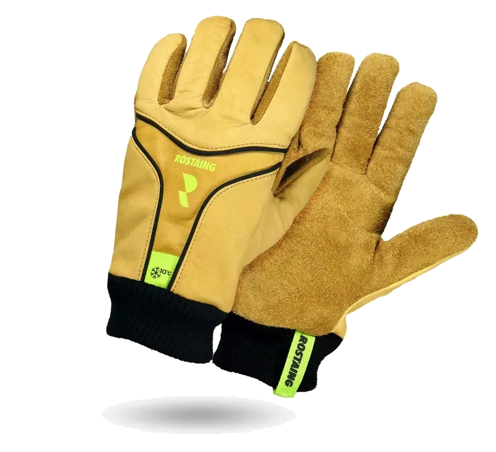 Rostaing Hiver lederen winterhandschoen
