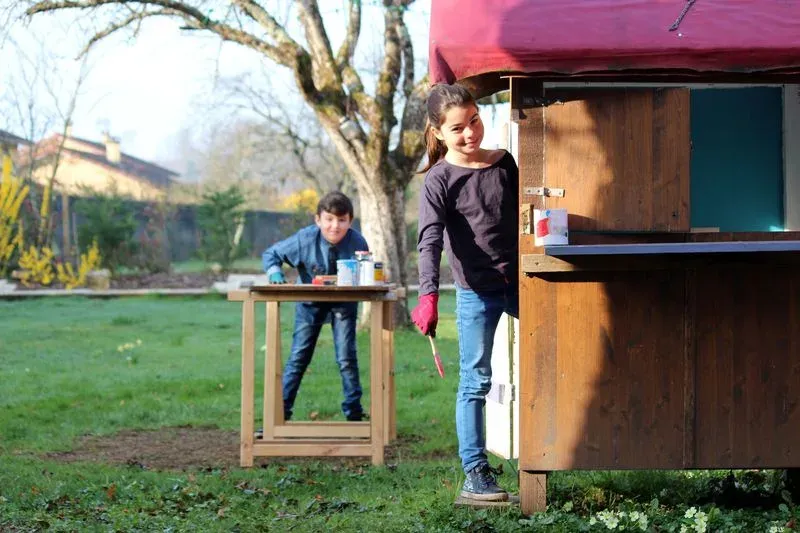 Rostaing Maxteen roze werkhandschoen maat 5