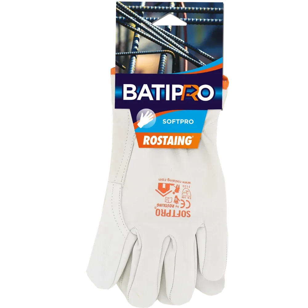 Rostaing Softpro lederen werkhandschoen