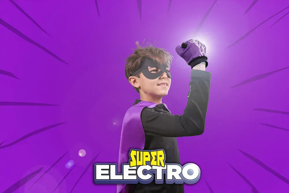 Rostaing Superelectro fosforescerende kinderhandschoen