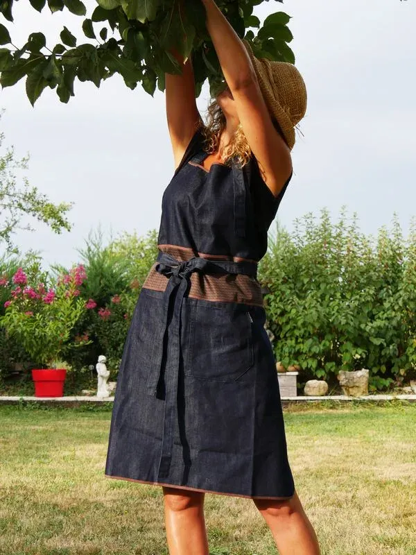 Rostaing T.Denim tuinschort