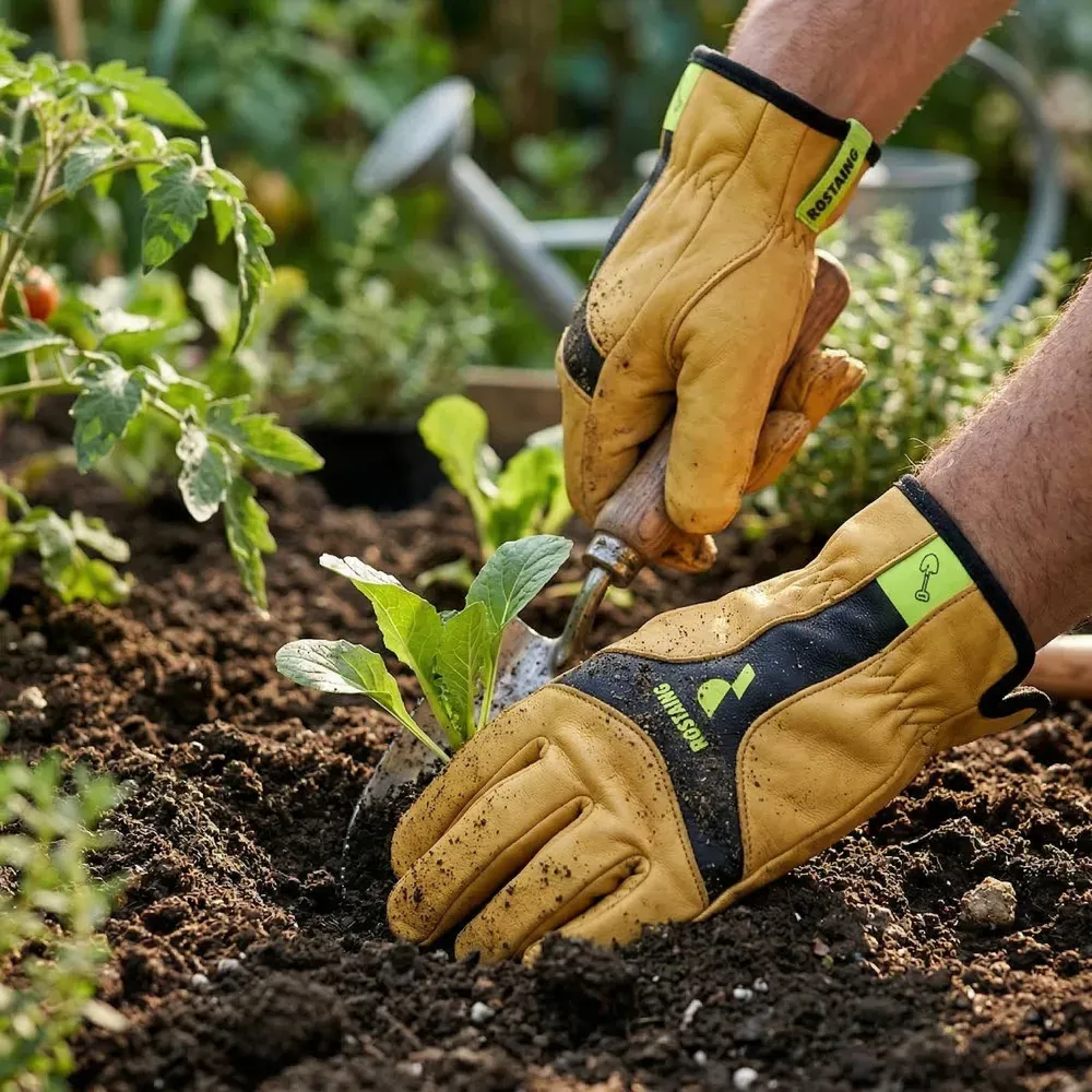 Rostaing Terre lederen tuinhandschoen