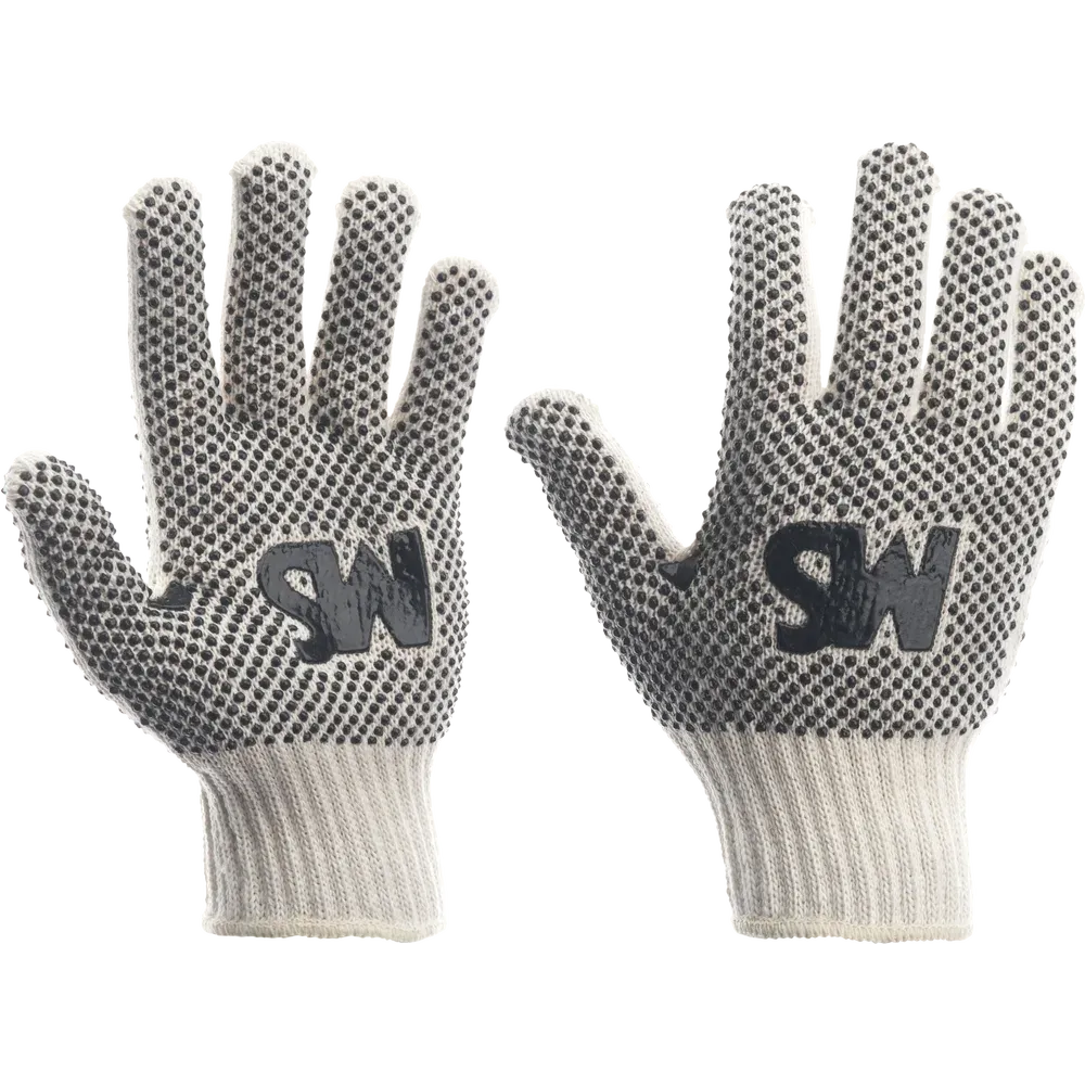 SafeWorker SW 7170 gebreide handschoen met PVC nopjes aan beide zijden