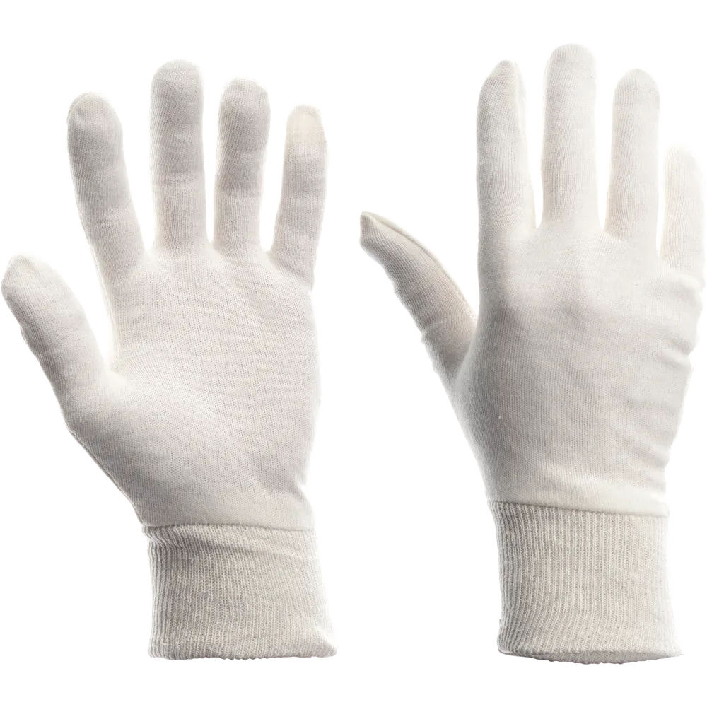SafeWorker SW 745000 katoenen herenhandschoen met elastische manchet